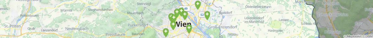 Kartenansicht für Apotheken-Notdienste in der Nähe von DyHiP211.js (_nuxt, Wien)